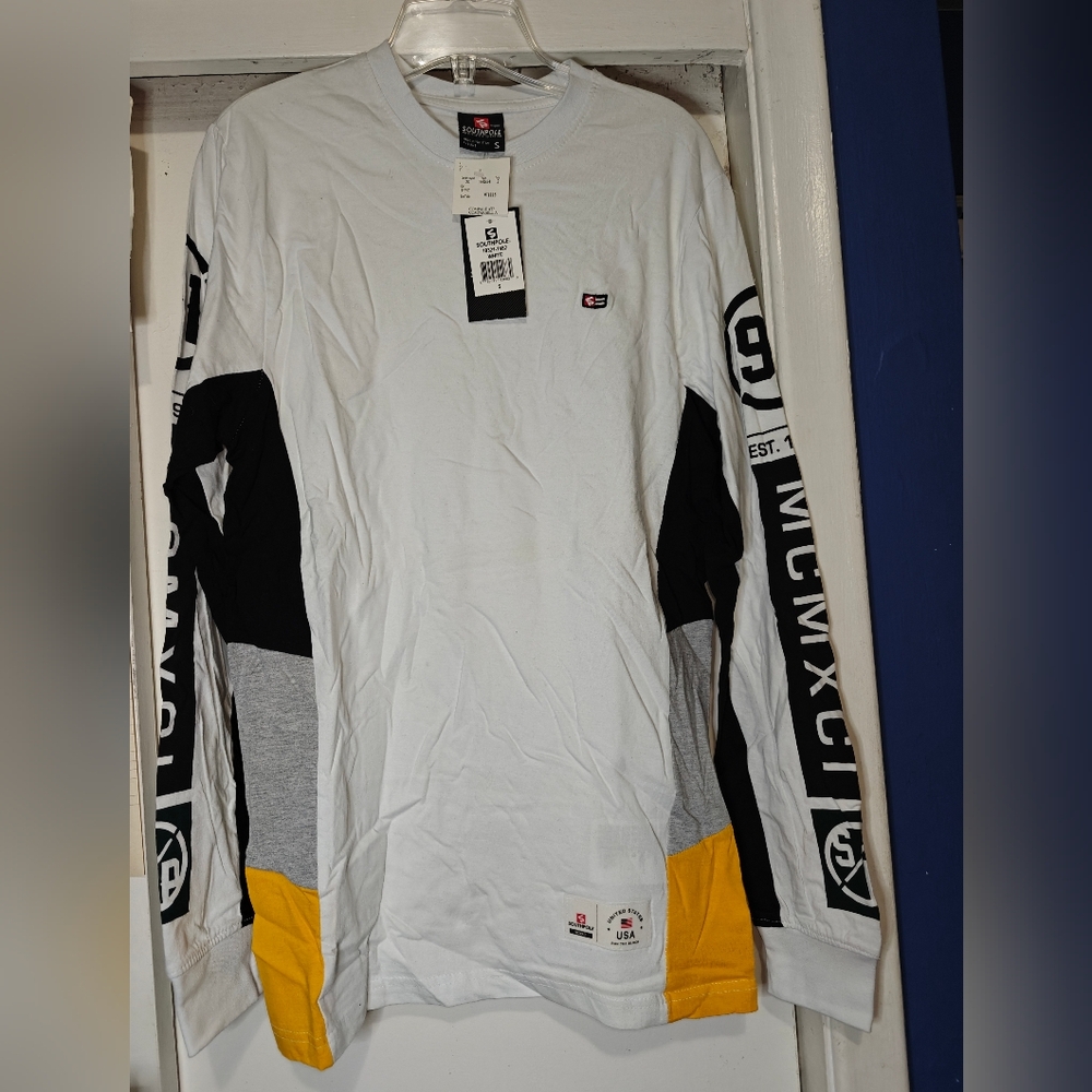 Men's Long Sleeve Shirt Graphic T-shirt BNWT
